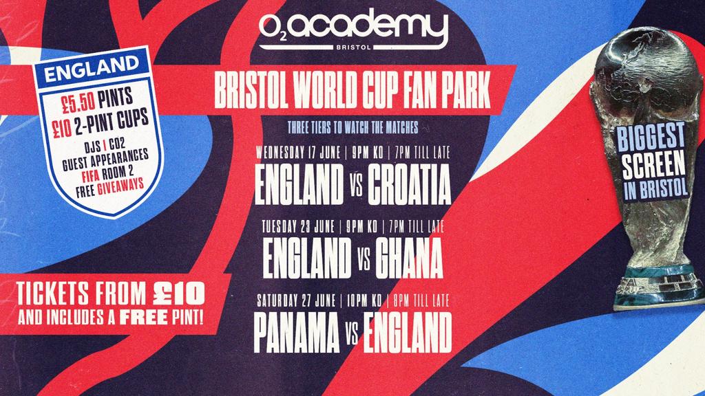 Bristol World Cup Fan Park - England vs Ghana!