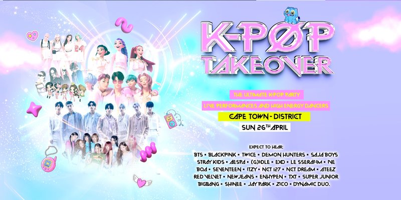 K-Pop Takeover Comes To Johannesburg! (Show 1: 11am - 2.30pm