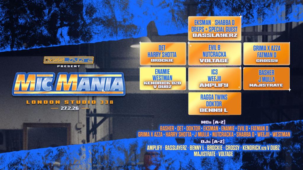 Basslayerz Mic Mania: London