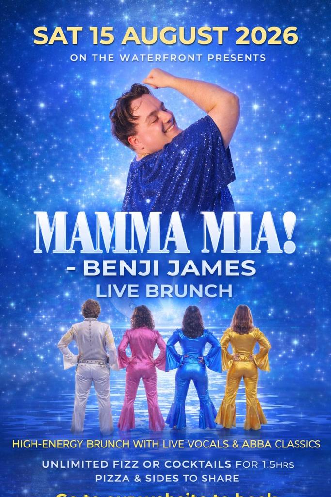 🌊 MAMMA MIA! – BENJI JAMES LIVE BRUNCH 🌊