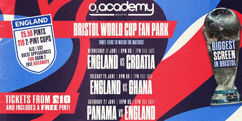 Bristol World Cup Fan Park - Panama vs England!