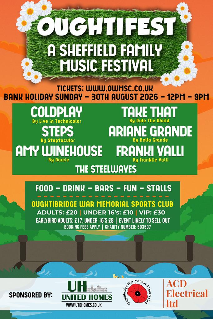 Oughtifest 2026 - A Family Friendly Music Festival