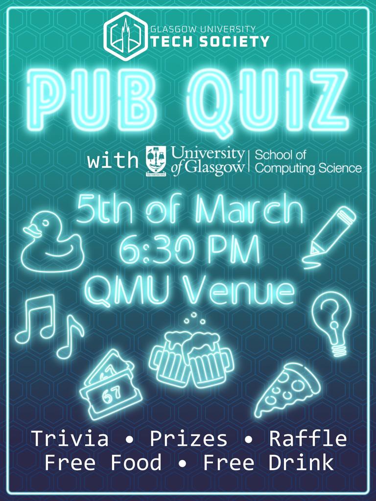 GUTS Pub Quiz with SoCS