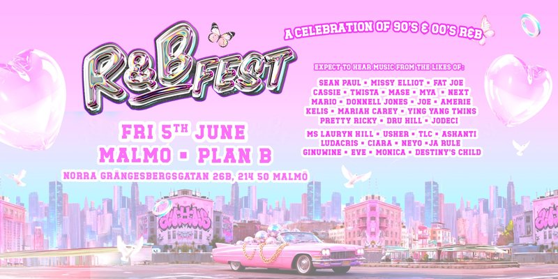 R&B Fest Is Coming To Malmo!