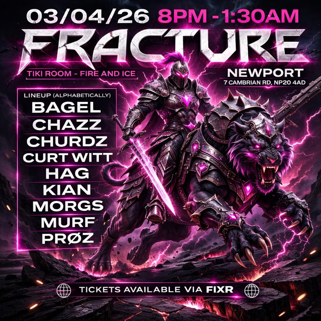 FRACTURE @ TIKI BAR - NEWPORT 03/04/26