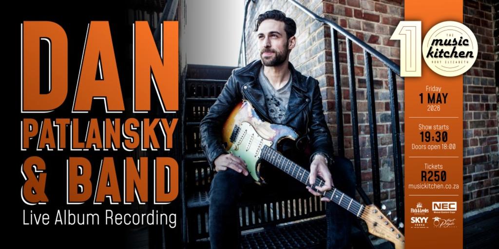 Dan Patlansky full band live recording Fri 1st May 2026