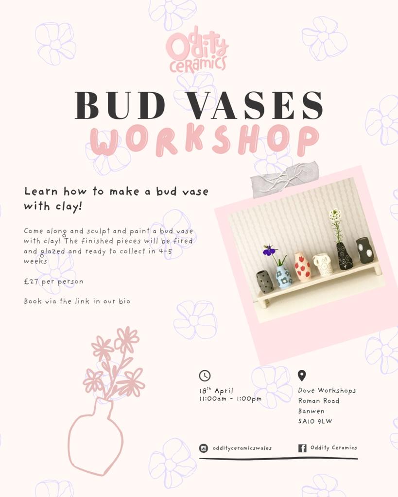 Bud Vases @ The Dove