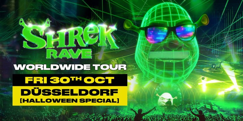 SHREK RAVE IS COMING TO Dusseldorf (HALLOWEEN Special)!