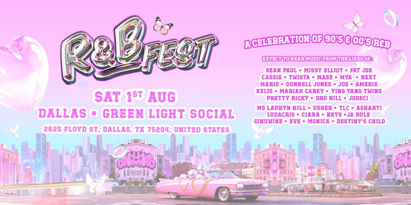 R&B Fest Is Coming To Dallas!