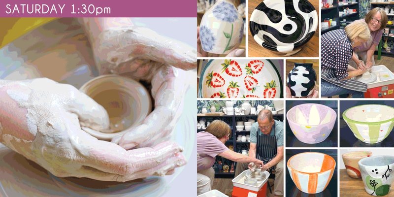 Pottery Throwing Hour - Saturday 1:30pm - 2:30pm