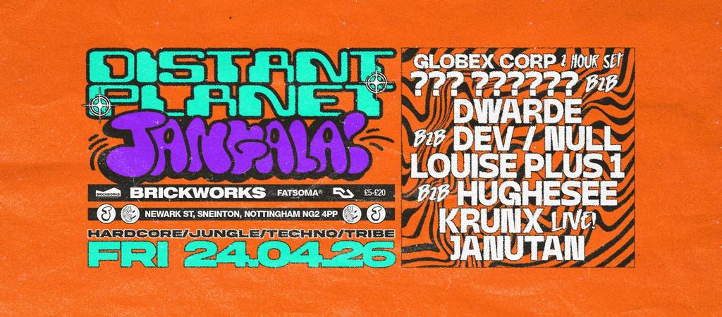 Distant Planet X Jangala w/ SPECIAL GUEST (Globex Corp.) +