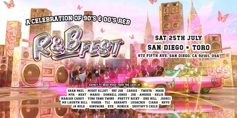 R&B Fest Is Coming To San Diego!