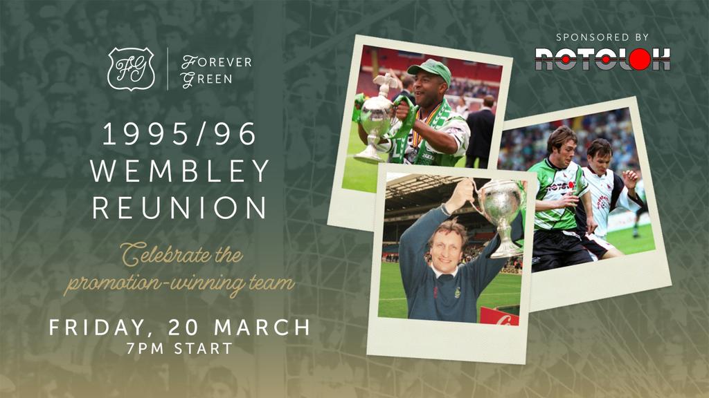 30 Year Wembley Reunion - 1995/96 Season