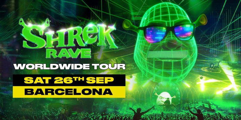 Shrek Rave Is Coming To Barcelona!