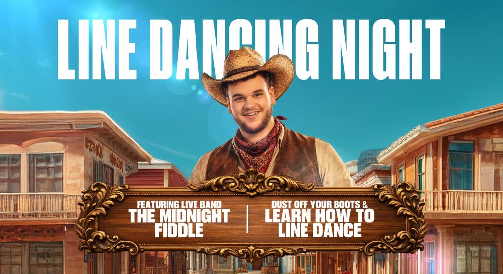 洋楽 BOTTOM LINE,MIDNIGHT FLYER,DAVID FOSTER Line Dancing Night Ft The Midnight Fiddle Band tickets on Friday