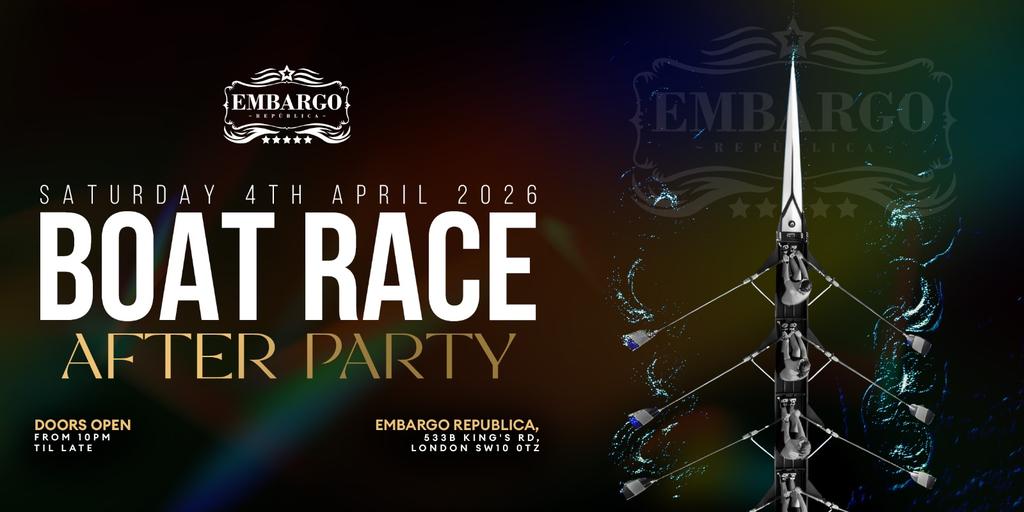 Boat Race Saturday ~ At Embargo