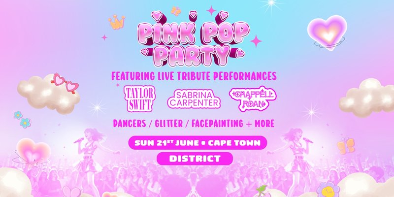 The Pink Pop Party Is Coming To Cape Town!
