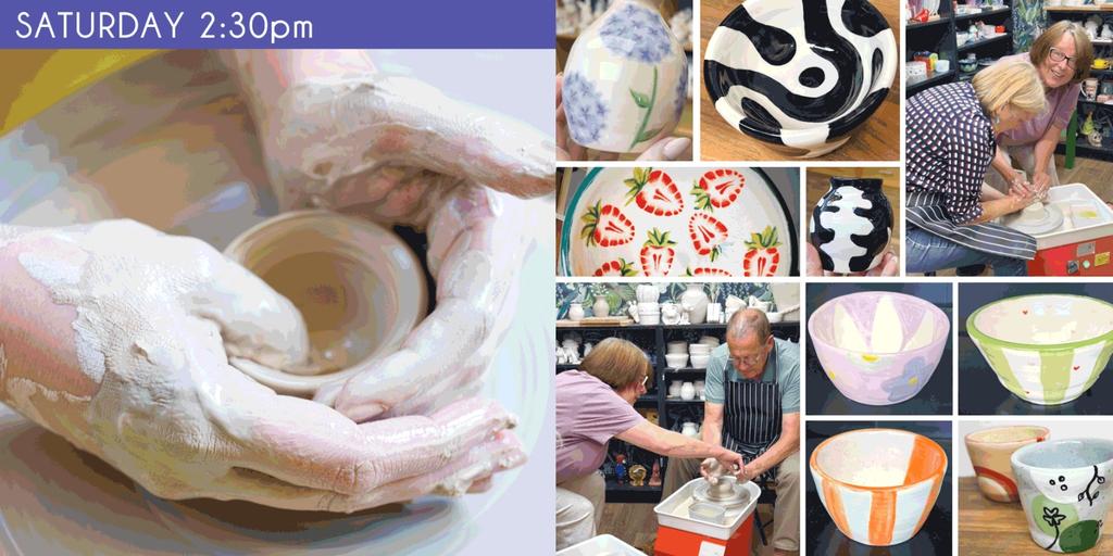 Pottery Throwing Hour - Saturday 2:30pm - 3:30pm