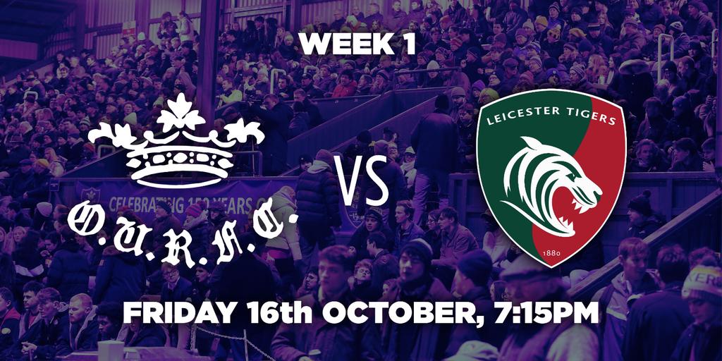 Men*s Blues vs Leicester Tigers