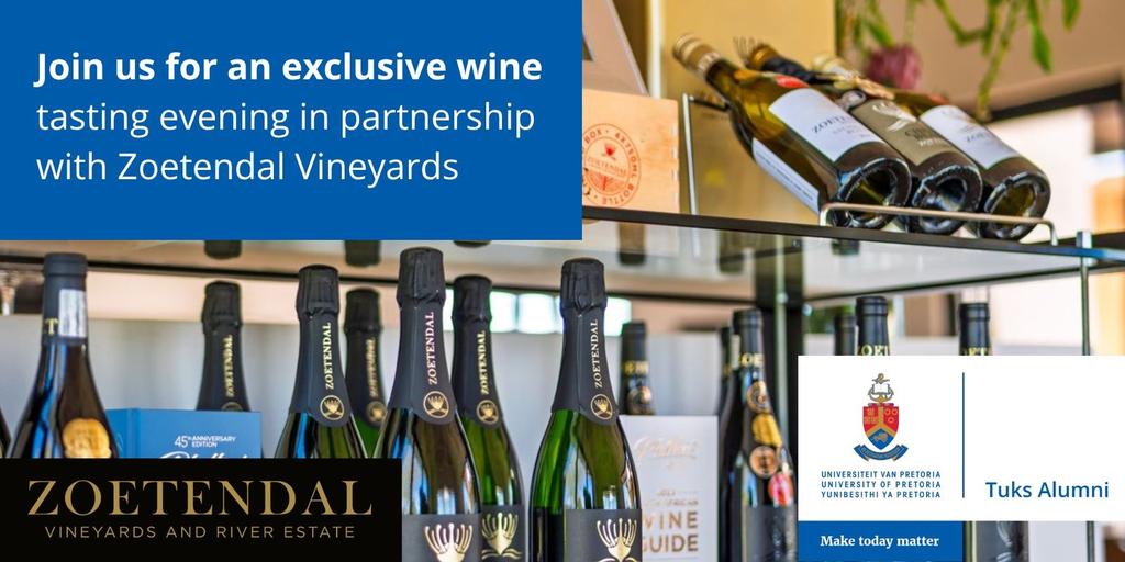 Vice Chancellor Alumni Wine Tasting Event: Zoetendal