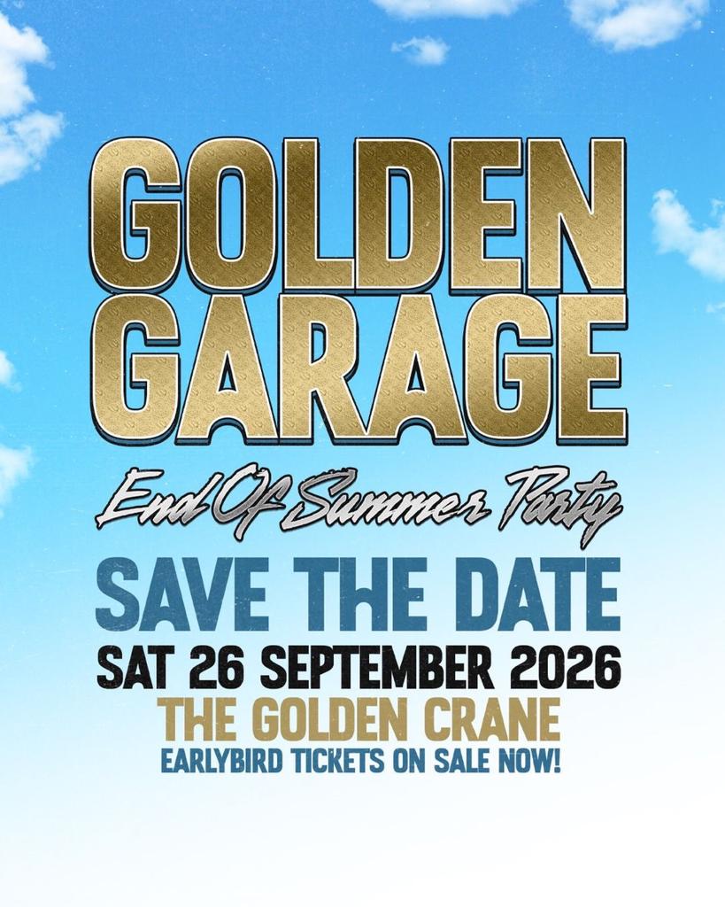 GOLDEN GARAGE - END OF SUMMER PARTY