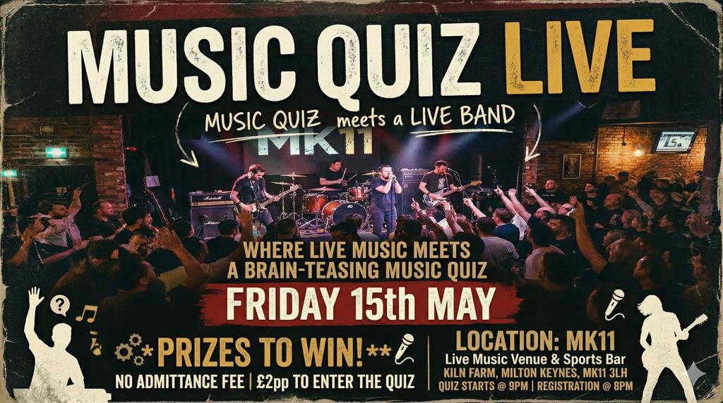 Music Quiz LIVE | Live Band & Music Quiz - Free Entry