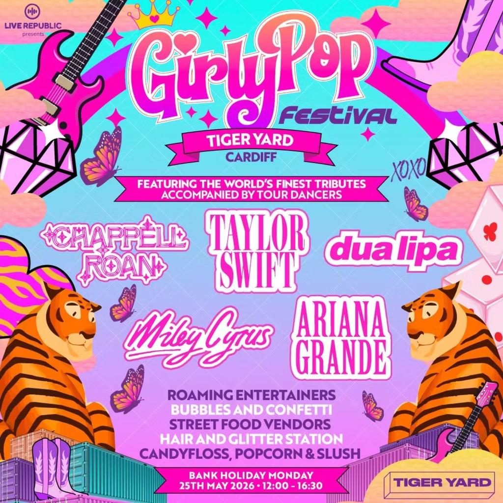 GirlyPop Live | Tiger Yard, Cardiff