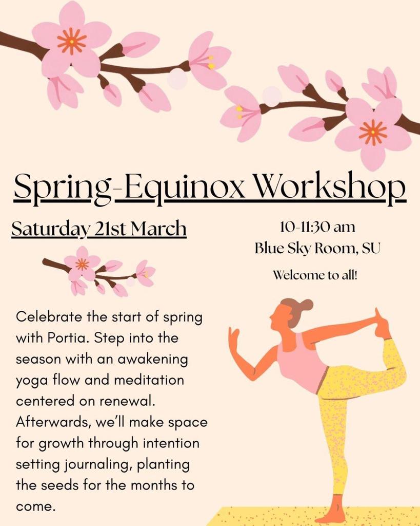 Spring-Equinox Workshop Saturday 21 Mar 10am
