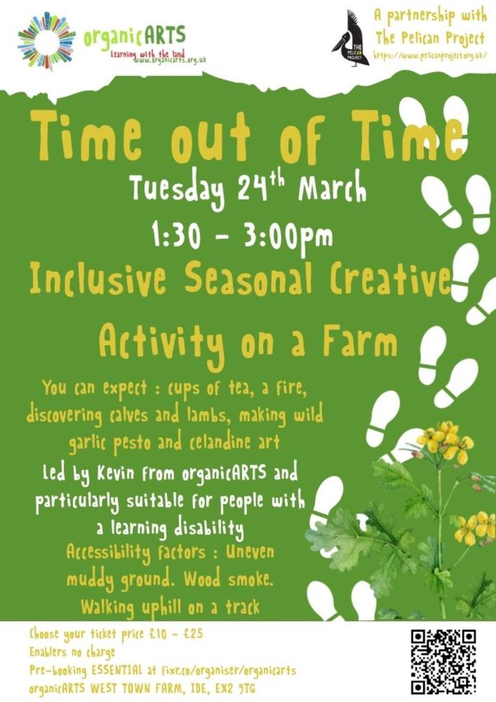 Time out of Time - inclusive creative seasonal - March