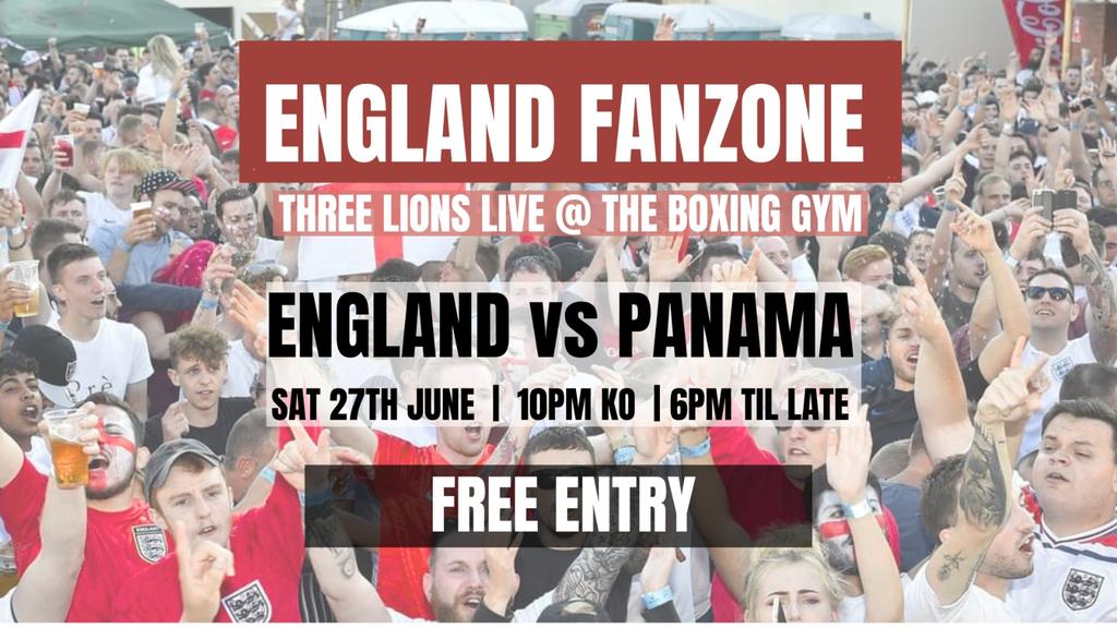 England vs Panama - 3 Lions @ The Boxing Gym