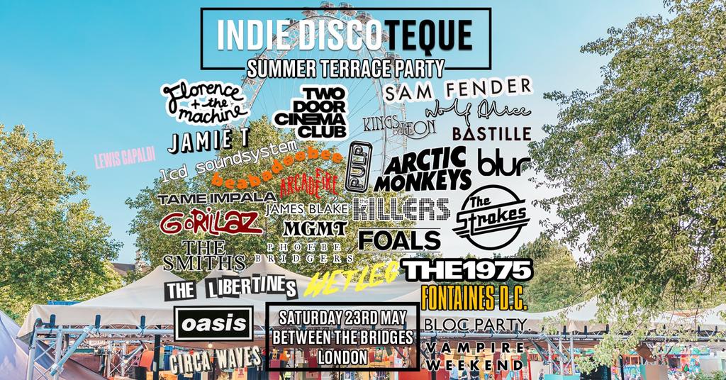 Indie Discoteque Summer Terrace Party (London)