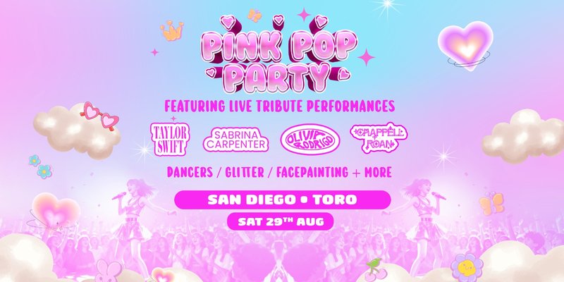The Pink Pop Party Is Coming To San Diego!