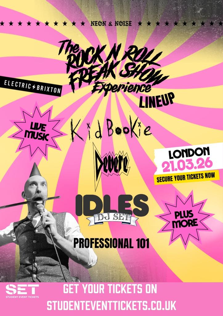 Rock ’N’ Roll Freakshow @ Brixton Electric – 21 Mar