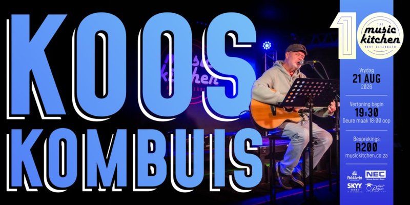 Koos Kombuis live at The Music Kitchen