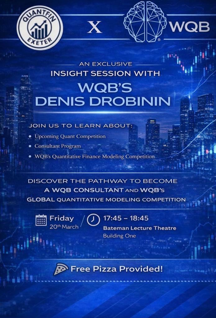 WQB’s Denis Drobinin X QuantFin Event