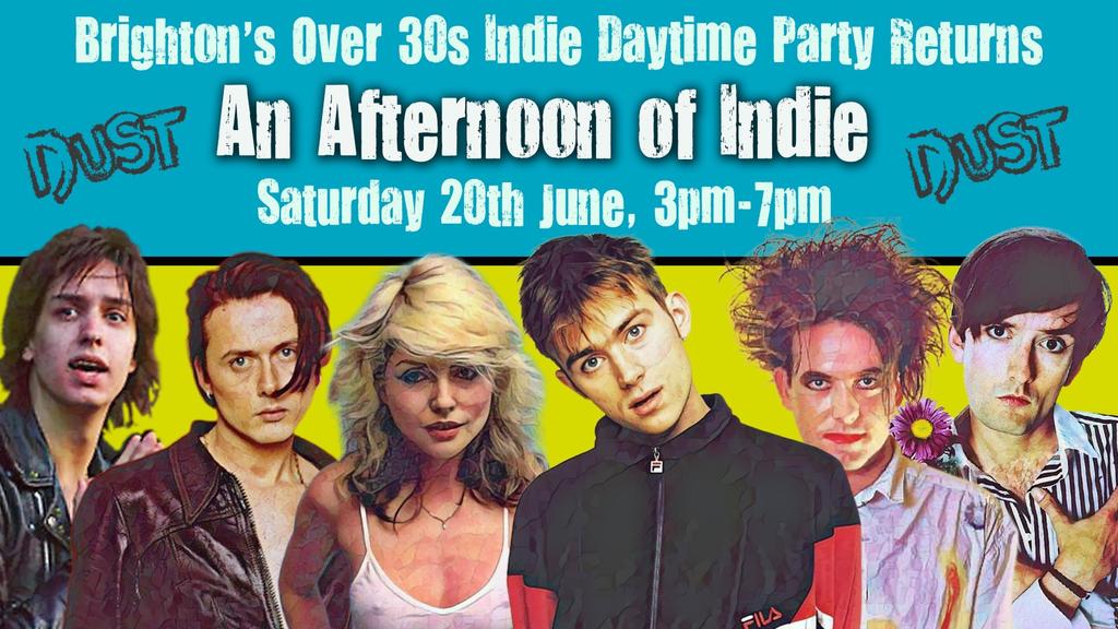 BRIGHTON An Afternoon of Indie - Indie for the over 30s: 3pm-7pm, Sat 20th June *70% Sold Already*