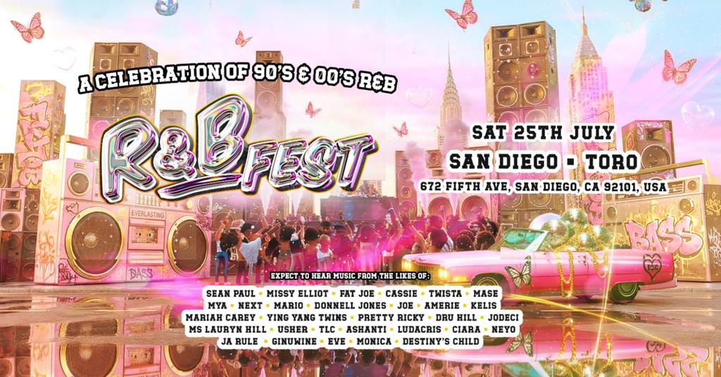 R&B Fest Is Coming To San Diego!