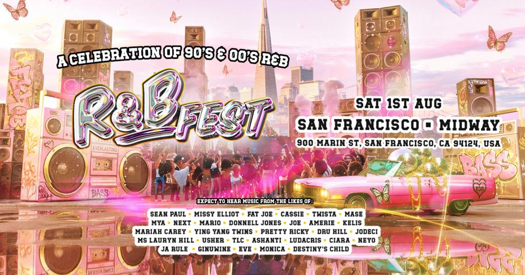 R&B Fest Returns To San Francisco!