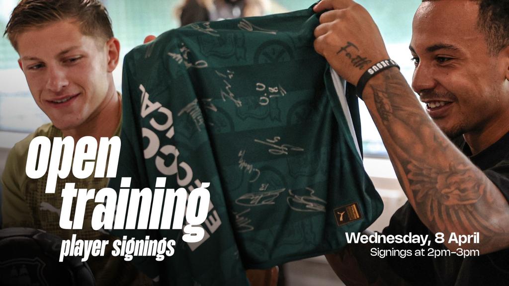 SOLD OUT - Open Training - Signings
