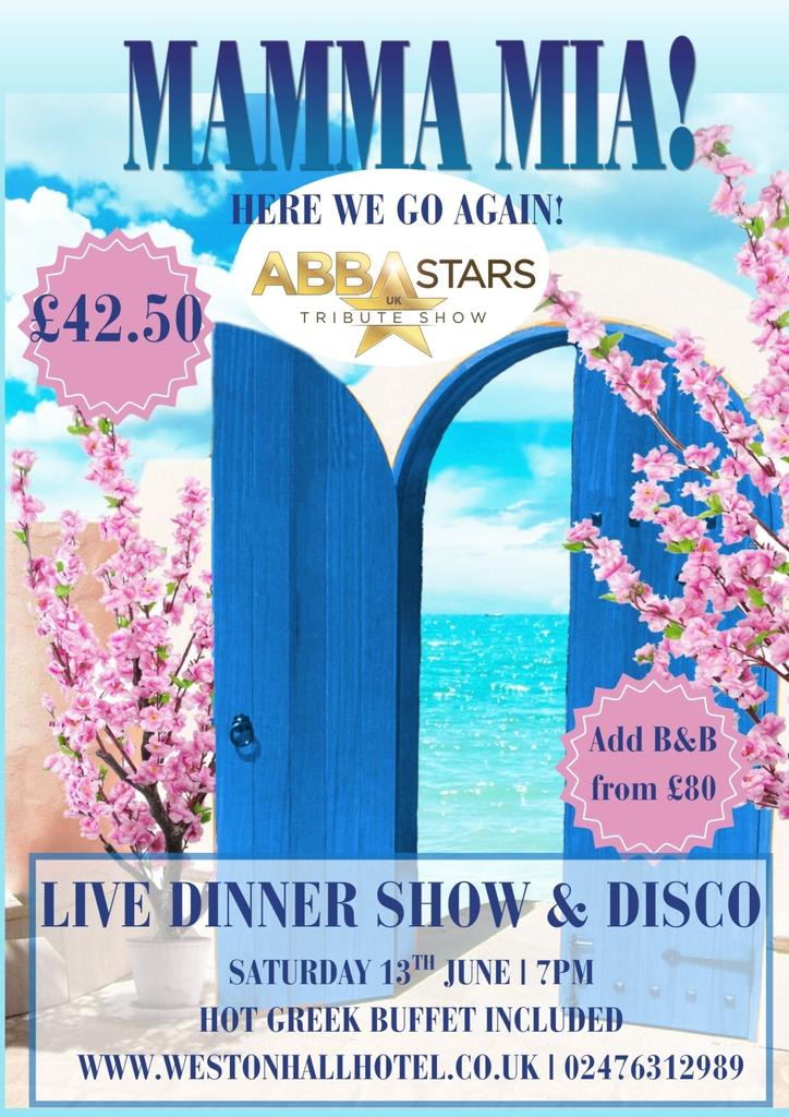 Mamma Mia Dinner Show & Disco