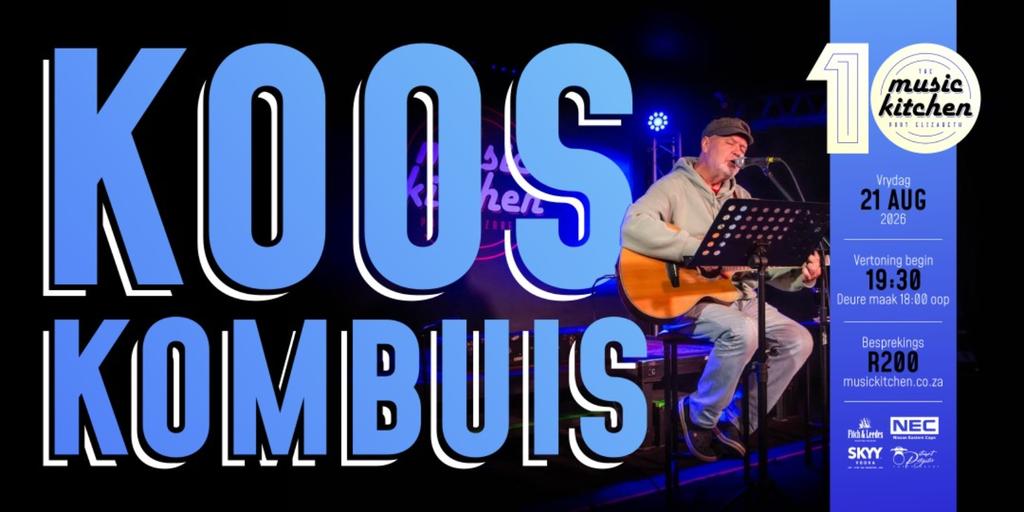 Koos Kombuis live at The Music Kitchen