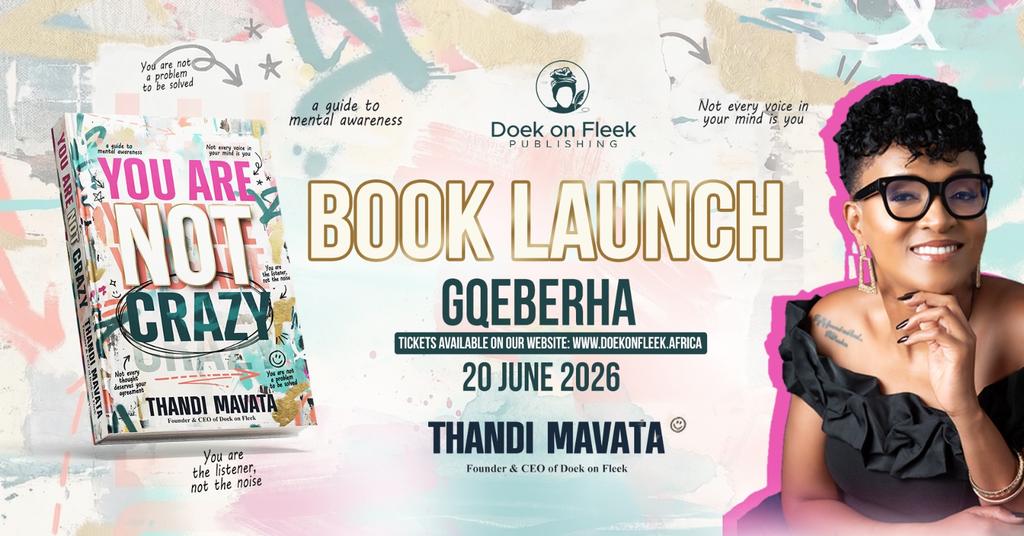 You Are Not Crazy Book Launch - Gqeberha
