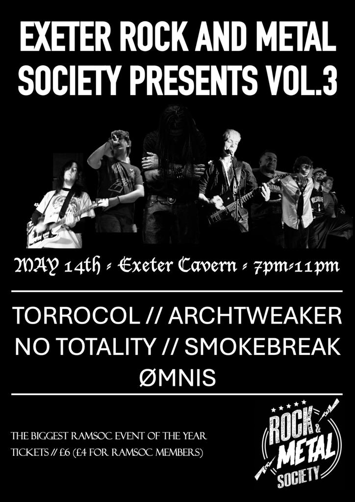 Exeter Rock and Metal Society Presents vol.3