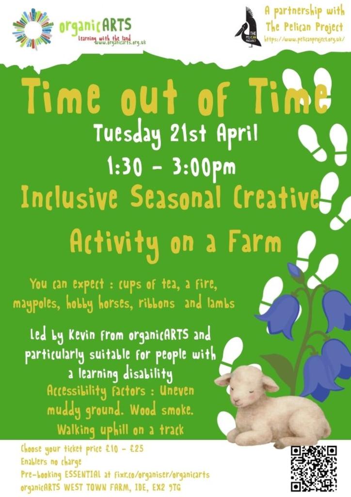 Time out of Time - inclusive creative seasonal - April