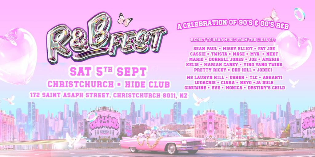 R&B Fest Is Coming To Christchurch!
