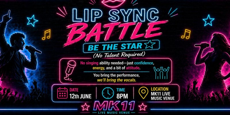 Lip Sync Battle (Free Entry)