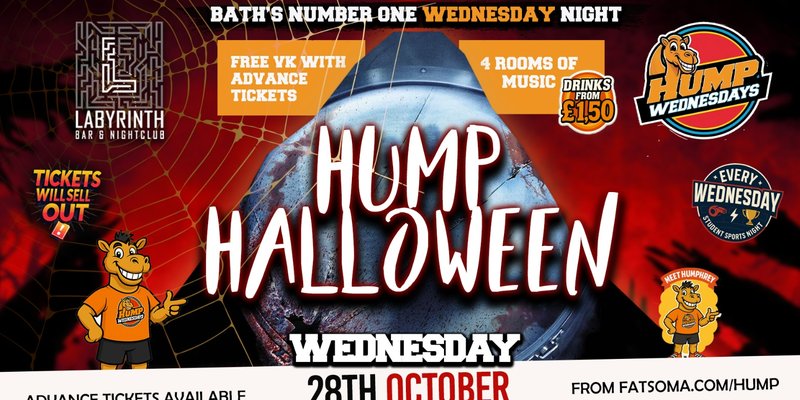 🐫 Hump Wednesdays | 🐈‍⬛ HALLOWEEN!!! 🎃 Bath's Number One Wednesday Night!