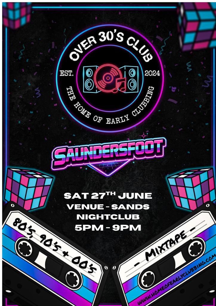 Over 30s Club Presents Daytime Disco - Saundersfoot