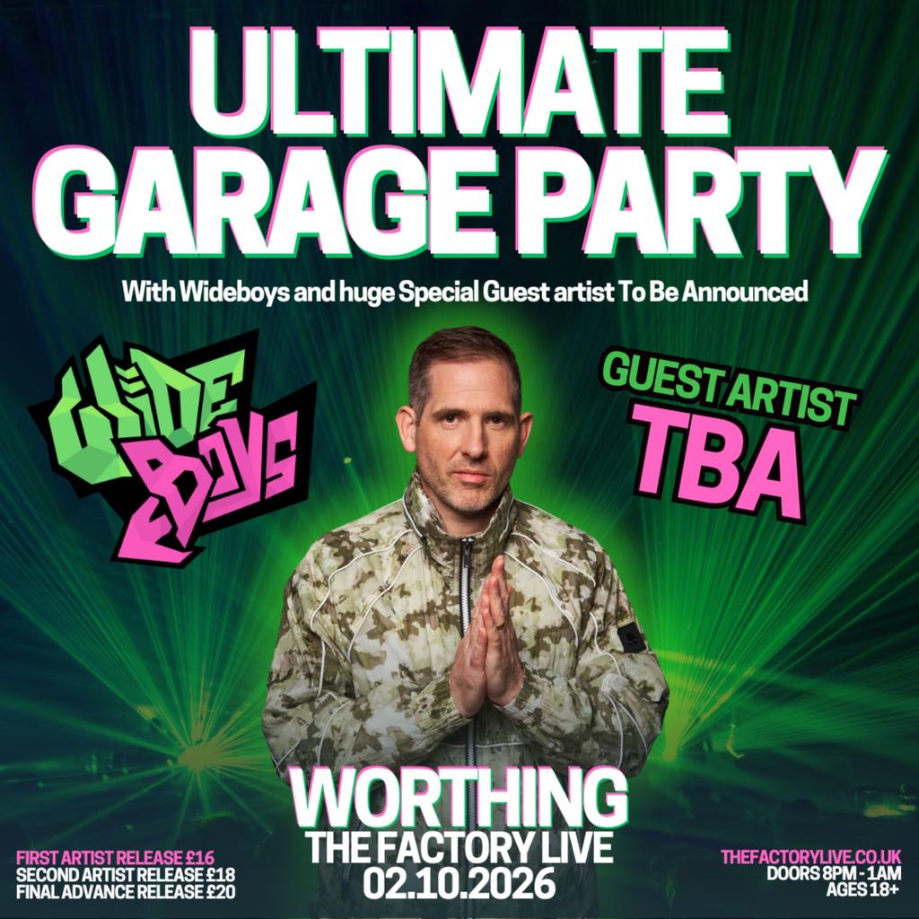 ULTIMATE GARAGE PARTY: WIDEBOYS + GUEST ARTIST TBA