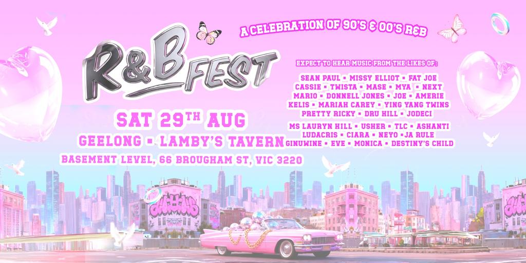 R&B Fest Is Coming To Geelong!